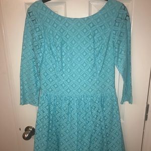 NWT Lilly Pulitzer turquoise lace dress